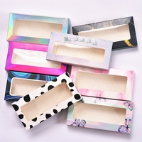 Boîte à cils avec logo personnalisé, coffret d'emballage en papier de faux cils
