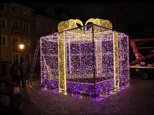 Luces decorativas 3D para cajas de regalo, para iluminación de jardines y eventos festivos al aire libre en el País de las Maravillas Invernal y en Navidad. - Product Image 1