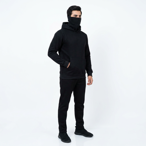 Cagoule tendance pour homme respirante en molleton 100 % coton avec fermeture éclair réglable – Nouvelle collection Hiver 2026 - Product Image 1
