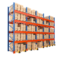 Système de rayonnage industriel robuste pour palettes en acier