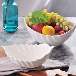 Grand saladier en céramique en forme de fruits et légumes, vaisselle et assiettes de style français occidental - Product Image 1