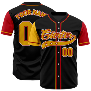Grosir 100% kaus jersey bisbol lengan pendek jala poliester kaus bisbol kancing bawah buatan khusus - Product Image 4