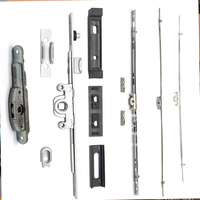Manija con Cerradura para Ventana Abatible de PVC Multipunto, Herraje Moderno de Aleación de Aluminio para Ventanas de Villas, Apartamentos, Hoteles y Dormitorios