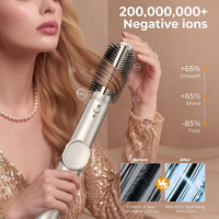 Nouvel ensemble de coiffure multifonction 6-en-1 détachable avec brosse soufflante et sèche-cheveux pour volume et coiffage