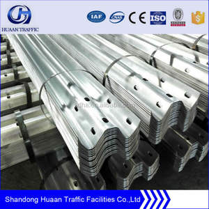 Оцинкованный трехволновый стальной барьер для дорожного движения и ограждений - Product Image 6