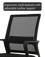 Chaise de bureau ergonomique moderne en maille avec base chromée, siège en mousse à mémoire de forme épaisse couleur beurre de cacahuète, hauteur réglable, télécommande - Boss Home