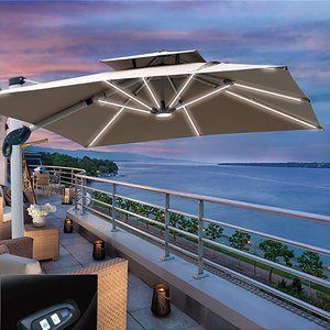<span class=keywords><strong>Parasol</strong></span> de jardin moderne en fer forgé de style italien pour hôtels - Product Image 1