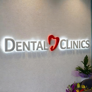 Business 3D LED Acrylic Letter Sign Board for Company School Dental Medical Car Decoration-Waterproof IP65 LED Backlit Sign - Product Image 3