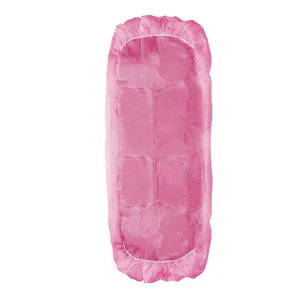 Fornitore diretto monouso rosa impermeabile PP Non tessuto + plastica nera copertura del tatuaggio lenzuolo per il massaggio