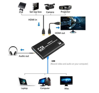 Carte de capture vidéo Caméra de diffusion en direct Boîte d'enregistrement Collecteur vidéo haute définition 4K