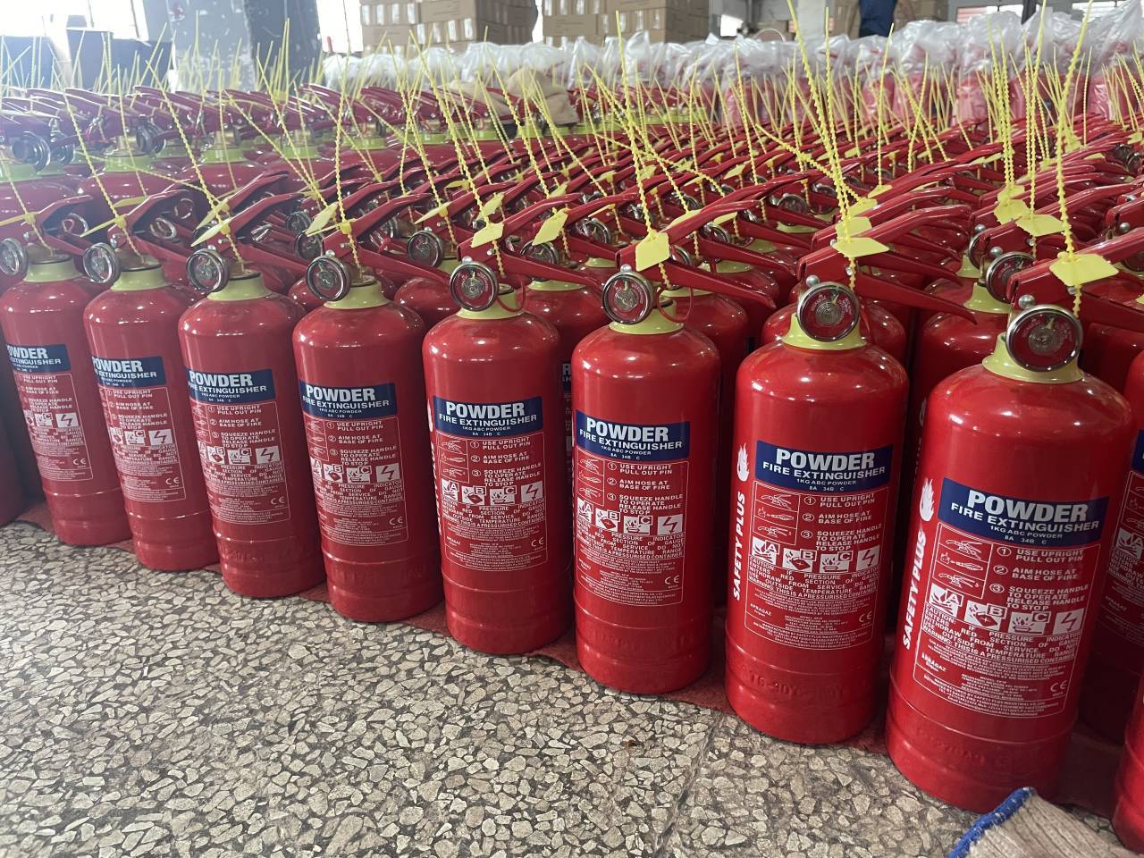 1kg Fire Extinguisher ABCE Dry Powder