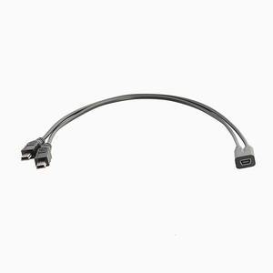 Mini USB 1 hembra a 2 macho convertidor <span class=keywords><strong>Y</strong></span> Splitter Cable 5Pin Cable de carga rápida para uso de cámara - Product Image 5