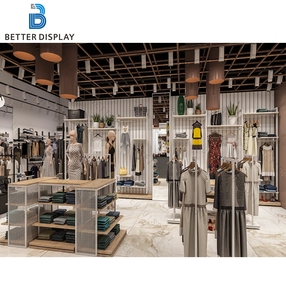 Vitrine d'<span class=keywords><strong>exposition</strong></span> pour vêtements féminins, design d'intérieur de showroom de vêtements classiques - Product Image 6