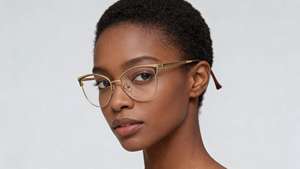 מסגרת משקפיים מתכתית אופנתית, משקפי מחשב, מסגרת משקפיים טרנדית ונוחה - Product Image 6