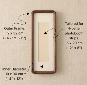 Factory Supply Solid Wood Rounded Corner Photo <strong>Frame</strong> With 2*6 Inch Photo Strip Custom <strong>Multiple</strong> Sizes Desktop <strong>Picture</strong> <strong>Frame</strong> - Product Image 4