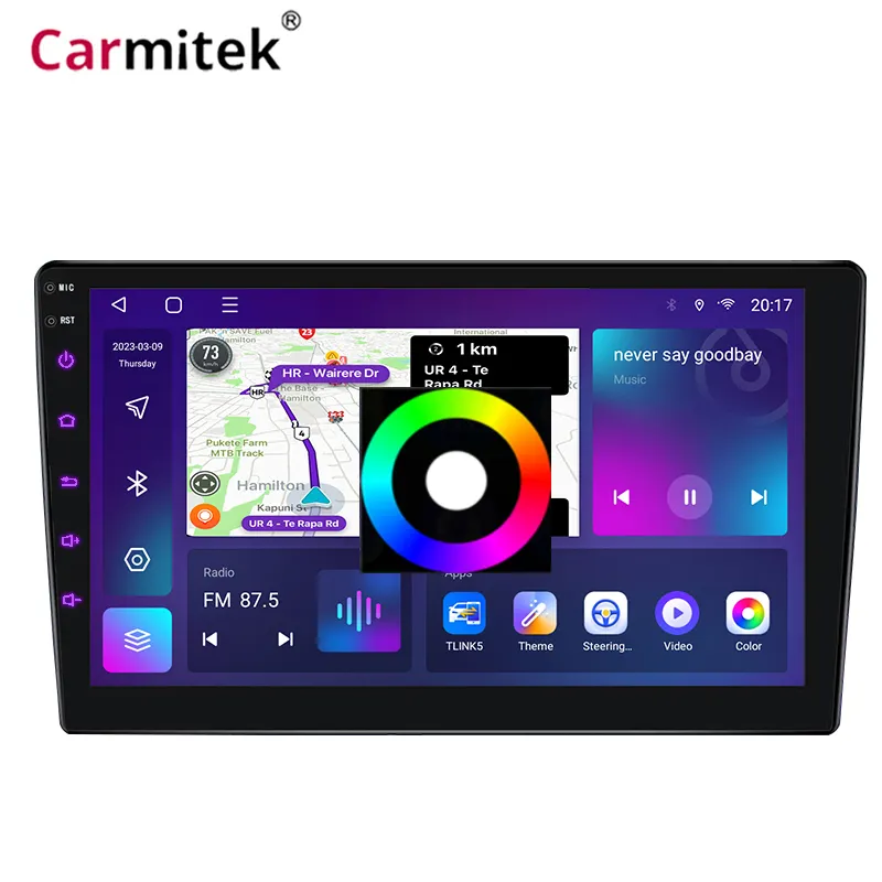 10 Inch Android Universele 2 Din Android Radio Stereo Multimedia Speler Gps Navigatie Carplay Voor Citroen Ds5 C2 C8 2cv