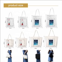 Sympathybag sac à provisions réutilisable pliable personnalisé en toile de coton vierge de haute qualité avec logo