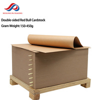 Boîte en carton rouge double face écologique de haute qualité avec taille et couleur personnalisables, service OEM/ODM pour l'emballage de cadeaux et d'artisanat