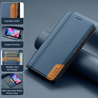 Étui portefeuille en cuir N.BEKUS avec blocage RFID pour Samsung A57 A37 A36 A56 A26 A17 A18 A25 A06 A07, avec support et fentes pour cartes