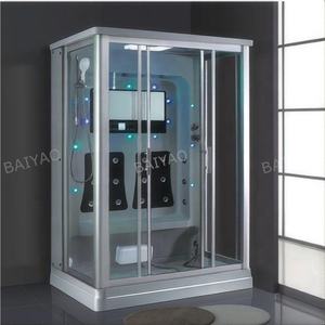 Cabine de <span class=keywords><strong>douche</strong></span> <span class=keywords><strong>hammam</strong></span> <span class=keywords><strong>sauna</strong></span> vapeur moderne Baiyao en alliage d'aluminium pour 1-2 personnes, usage hôtelier et spa, garantie 2 ans - Product Image 3