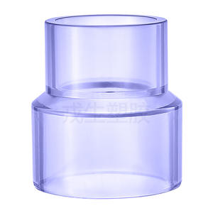 Raccord de réduction transparent en PVC Chengsheng, niveau 1, cristallin, pour systèmes de conduites d'eau et de produits chimiques - Product Image 1
