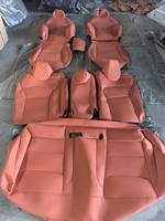 Housse de siège de voiture personnalisée pour Toyota/Honda/Tesla/LEXUS/Hyundai, en cuir Napa, design sport, haute qualité, imperméable, résistante à l'usure