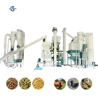 Mesin Pembuat Pelet Pakan Hewan CE Lini Produksi Pelet Pakan Sapi Kelinci