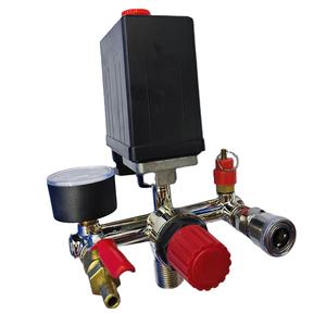Compressor De Ar Pressão 90-120PSI 220V 380V Válvula Interruptor <span class=keywords><strong>Manifold</strong></span> Regulador De Alívio Calibres Suporte De Liga De Alumínio - Product Image 1