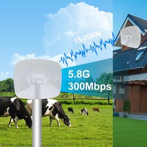 Kuwfi O8 300Mbps 5.8G 26dbi Antenna Không Dây Cầu 15-20Km Khoảng Cách Truyền Dẫn Truy Cập Đa Điểm CPE Cho Router - Product Image 1
