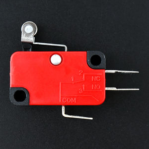 Interrupteur poussoir V-155-1C25 15A 1/2HP <span class=keywords><strong>125</strong></span> 250VAC 0.6A 125VDC 0.3A 250VDC 3 broches Micro-interrupteur à bouton poussoir - Product Image 3