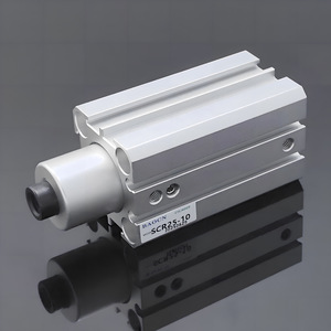 กระบอกสูบยึดแบบหมุน Baoon SCR25-10 ตัวเรือนอะลูมิเนียม แบบสองทิศทาง ชนิดมุม - Product Image 2