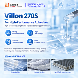 <span class=keywords><strong>Villon</strong></span> 270S Thermoplastisches Saturiertes Copolyester-Harz Hydroxyl-Terminiert Hohe Haftung Flexibel für IMD-Tinten Beschichtungen Klebstoffe - Product Image 6