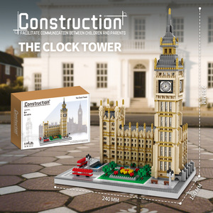 Bloques <span class=keywords><strong>de</strong></span> Construcción Compatibles <span class=keywords><strong>de</strong></span> Plástico ABS, Rompecabezas 3D <span class=keywords><strong>de</strong></span> Edificios Famosos, Juguetes <span class=keywords><strong>de</strong></span> Ensamblaje al por Mayor - Product Image 5