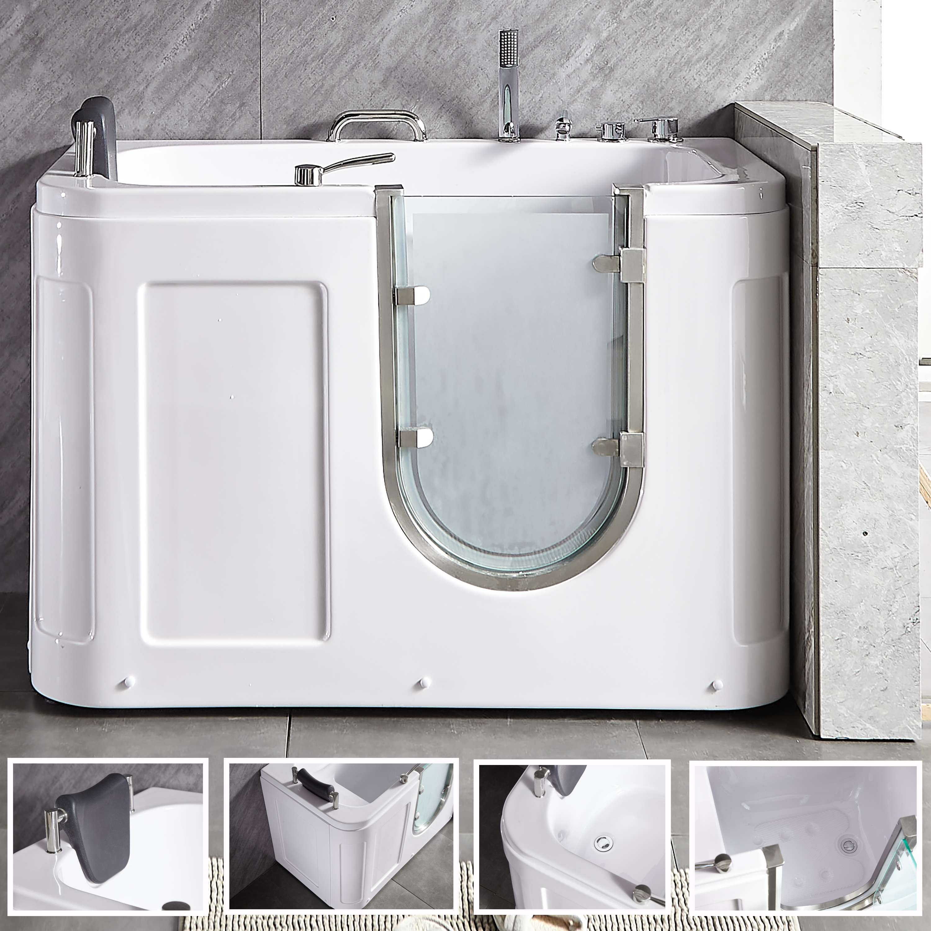 Baignoire (avec fonction hydromassage)