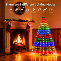 Lumières d'Halloween, lampe de mariage, décorations de Noël commerciales, lumières LED pour arbre, IP65 4.5V RGBIC