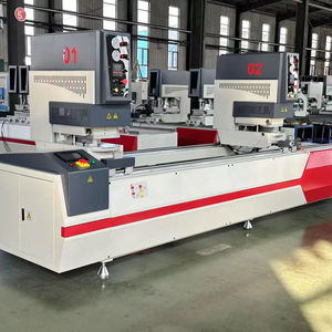 เครื่องเชื่อมแบบไร้รอยต่อสองหัวคุณภาพสูงพร้อมเครื่องยนต์สำหรับการผลิตประตูและหน้าต่างอลูมิเนียม ระดับความปลอดภัยสูง - Product Image 1