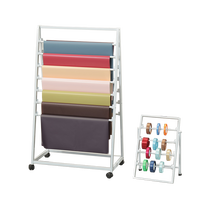Support de rangement en métal pour tapis, boîte cadeau, ruban, confettis, tissu, papier d'emballage, support d'affichage de tapisserie