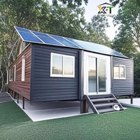 Casa Prefabricada Plegable Personalizada de Rápida Construcción, Expandible, Tipo Contenedor, con Paneles Solares, Ecológica, con Agua y Electricidad