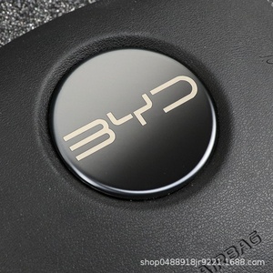 Autocollant décoratif pour volant de voiture pour BYD Qin Han Plus/dmi/por/EV/DM <span class=keywords><strong>2023</strong></span>, modification de la décoration intérieure, personnalisable - Product Image 4