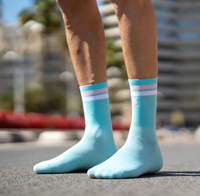 Chaussettes de course personnalisées avec logo OEM, compression, haute qualité, amorties, respirantes, pour la course à pied, le trail, le cyclisme, pour femmes et hommes, chaussettes de sport