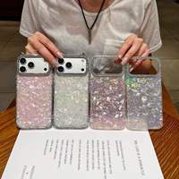 Funda para Teléfono con Diseño de Concha en Forma de Corazón para iPhone 18 ProMax 17 16 15 14 13 Air Plus Pro Max, Funda Protectora Exquisita a Prueba de Golpes
