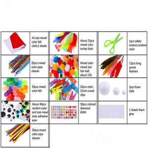 Jouets éducatifs en feutre pour loisirs créatifs pour les enfants de 5 à 7 ans, kits de matériel d'art et de créativité - Product Image 3