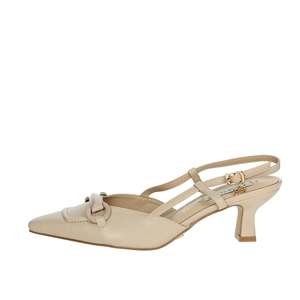 Miabelle Women's Slingback <b>Pumps</b> MB33 <b>Black</b> Heel Shoe - Product Image 1