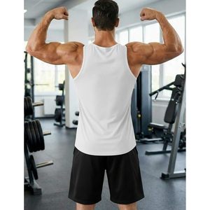 FOXA Men's Tank Top Quick Dry Sleeveless Athletic <b>Shirt</b> Gym Workout <b>Running</b> Beach Swim Muscle Tee Summer - Product Image 5