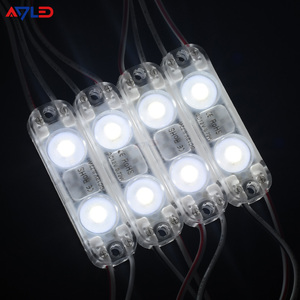 โมดูล LED แสงขาวความสว่างสูง 12V แบบมีไฟพื้นหลัง SMD กันน้ำ 7000K ROHS 2835 โมดูลฉีดขึ้นรูป IP65 0.72W สำหรับไฟโฆษณา - Product Image 3