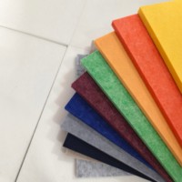 Panneaux acoustiques modernes en fibre de polyester écologiques et insonorisants avec carreaux muraux imprimés sur mesure pour studios et hôtels
