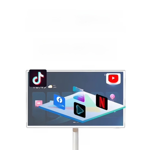 Hiseeview 27/32-Inch Portable <b>Smart</b> TV Digital Poster Infrared Touchscreen 4K Resolution Indoor/Outdoor Movable Wireless Display - Product Image 5