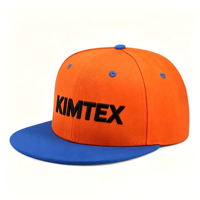 Casquette Street Fashion 6 Panneaux à Visière Plate en Polyester avec Sangle Réglable, Logo Brodé 3D, Unisexe, Style Hip Hop Décontracté pour l'Extérieur