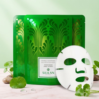 ZHONGBAO Sachet personnalisé imprimé à trois soudures avec encoche pré-découpée à ouverture facile, disponible en finition mate ou brillante pour masque facial