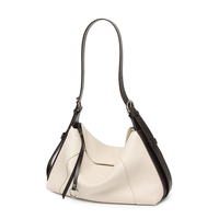 Sac Hobo en Cuir Véritable Personnalisé Luxe Discret Minimaliste Grande Capacité pour Bureau et Voyage pour Femme Marque Privée